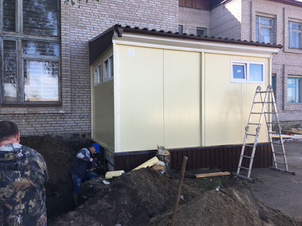 Строительство модульных санитарных узлов Минусинский район